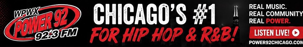 Power 92.3 FM WPWX — Chicago's #1 for Hip Hop & R&B.