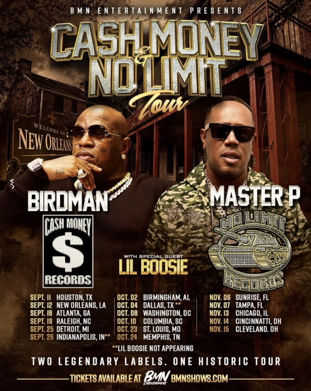 Cash Money & No Limit Tour — Music event in Wintrust Arena, 200 E Cermak Rd, Chicago, IL
