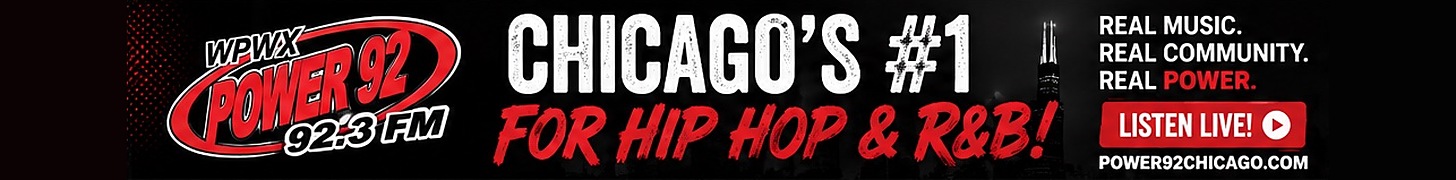 Power 92.3 FM WPWX — Chicago's #1 for Hip Hop & R&B. Listen live at power92chicago.com.